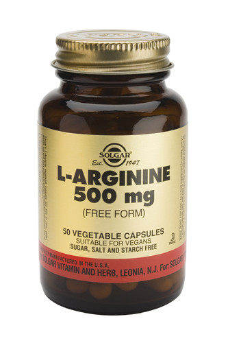 L-Arginine 500mg 50 Veg. Capsules