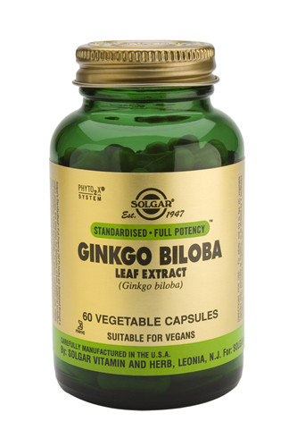 Ginkgo Biloba Leaf Extract (SFP) 60 Veg. Capsules