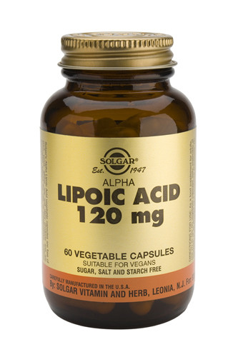 Alpha Lipoic Acid 120mg 60 Veg. Capsules