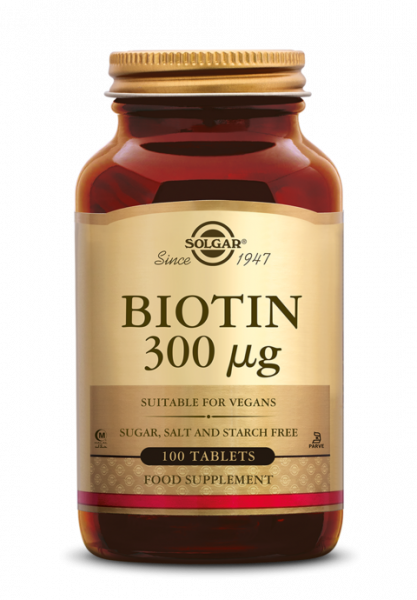 Biotin 300µg 100 Tablets
