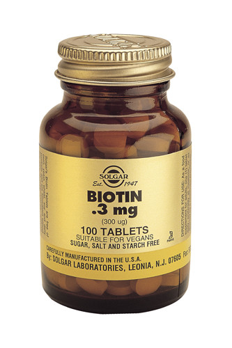 Biotin 300µg 100 Tablets