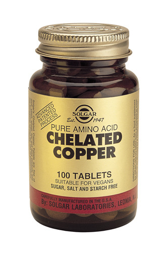 Chelated Copper 100 Tablets
