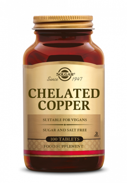 Chelated Copper 100 Tablets