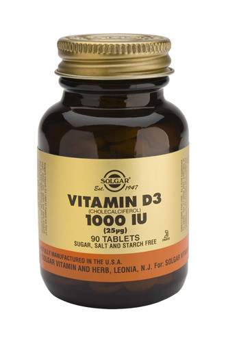 Vitamin D3 25µg /1000IU Tablets