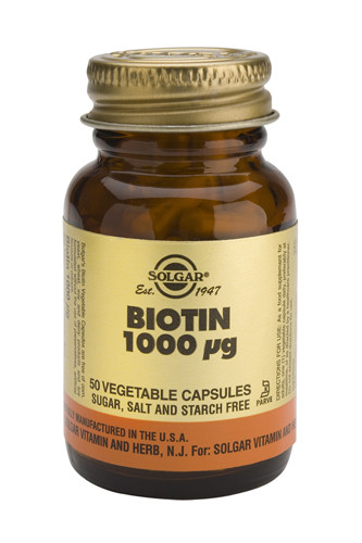 Biotin 1000 µg 50 Veg. Capsules