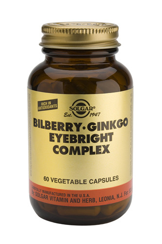 Bilberry Ginkgo Eyebright Complex 60 Veg Capsules